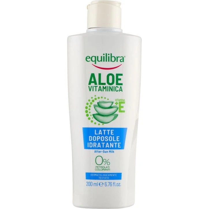 Equilibra Latte Doposole Vitaminica con Olio di Carota e Vitamina E 200 ml