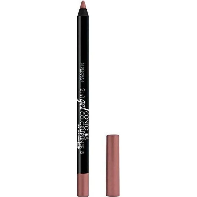 Deborah Matita Labbra 2 In 1 Gel Contour & Color N.2 Nude Brown