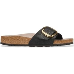 Birkenstock Madrid Big Buckle Sandali Animal Print Nero 39