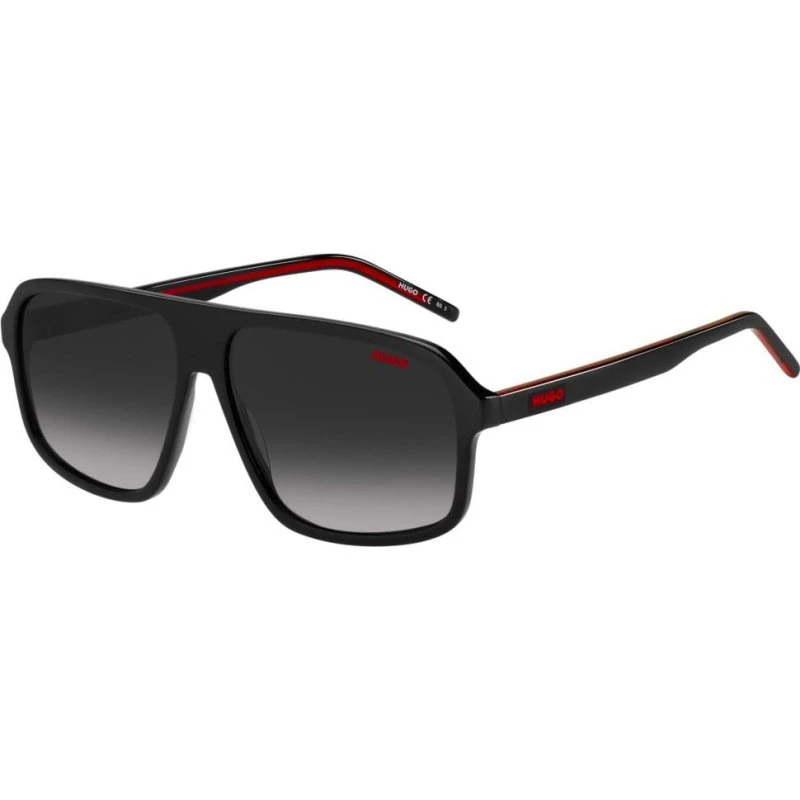 Hugo Boss HG 1195/S Occhiali da Sole Pilot Uomo Nero Grigio