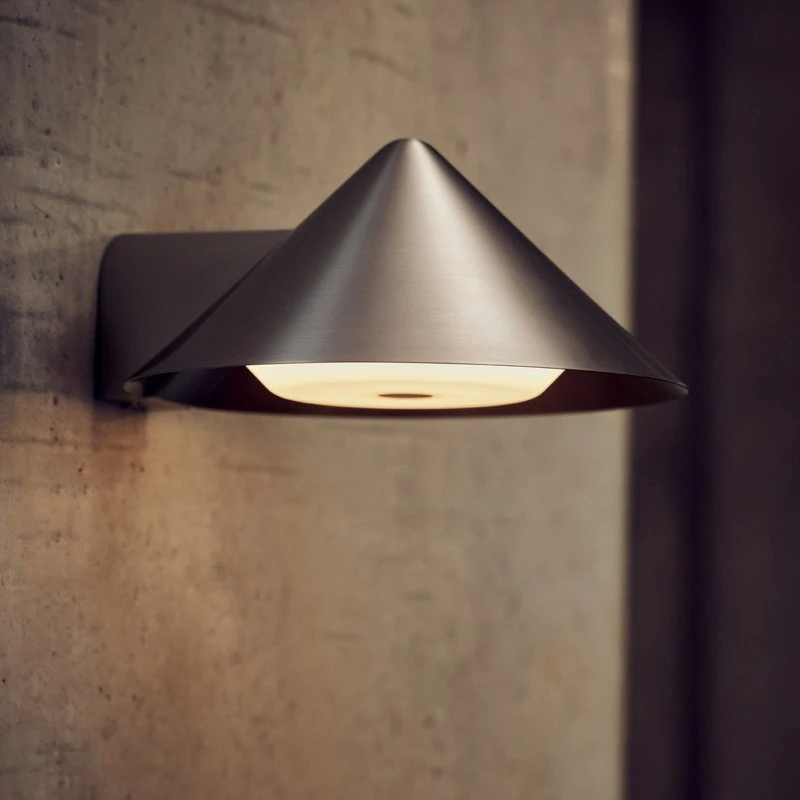 Applique a LED ricaricabile Grasp FRANDSEN, acciaio inossidabile, 15 cm