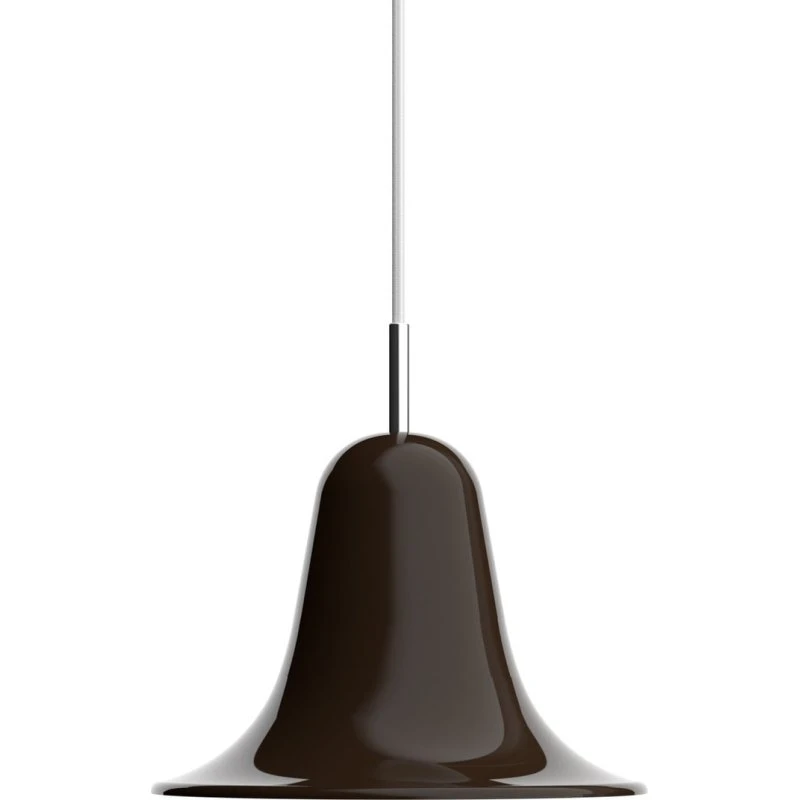 Lampada a sospensione Verpan Pantop marrone Ø 23 cm