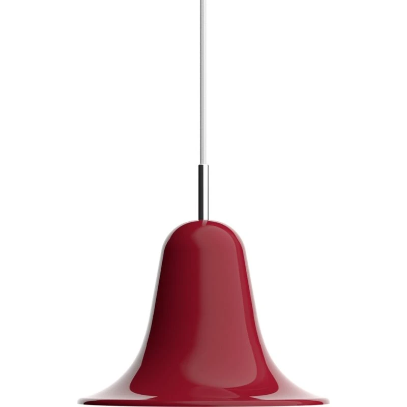Lampada a sospensione Verpan Pantop Rosso Ciliegia Ø 23 cm