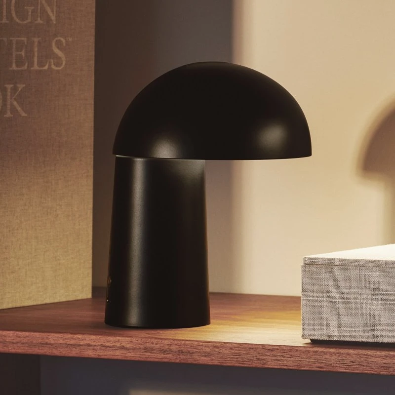 Lampada da tavolo portatile Nordlux Faye Black