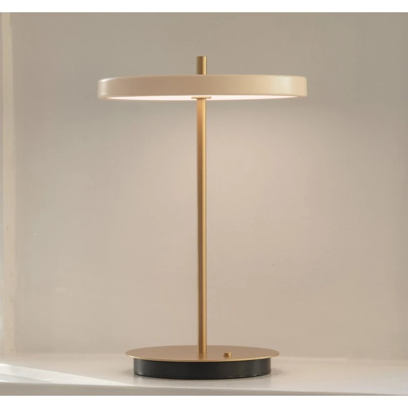 UMAGE Lampada LED Asteria Move Bianco Perla e Ottone