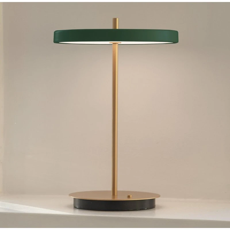 UMAGE Asteria Move Lampada LED da tavolo ricaricabile Verde Bosco