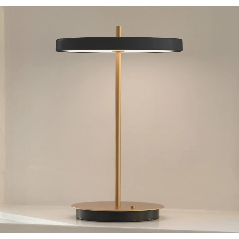 UMAGE Lampada LED Asteria Move Nero/Ottone 31 cm
