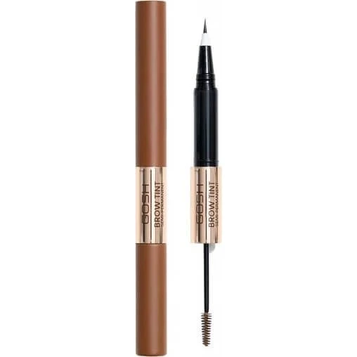 Gosh Tinta Sopracciglia 2 in 1 con Gel, 001 Marrone Chiaro, 2,9 g