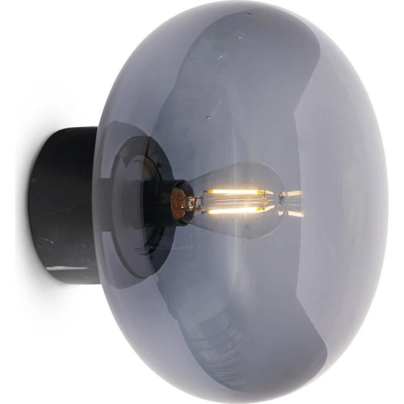 Applique LED New Works Karl-Johan Nero/Opale