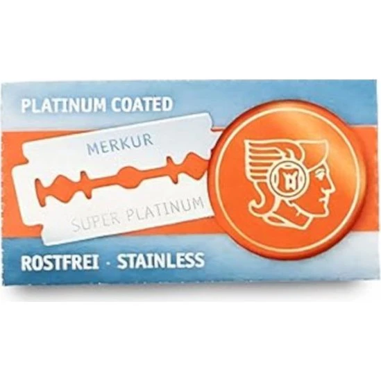 Merkur Double Edge Razor Blades Super Platinum 10 pezzi