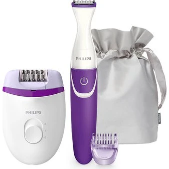 Philips Satinelle Essential Epilatore BRP505/00 Bianco e Viola