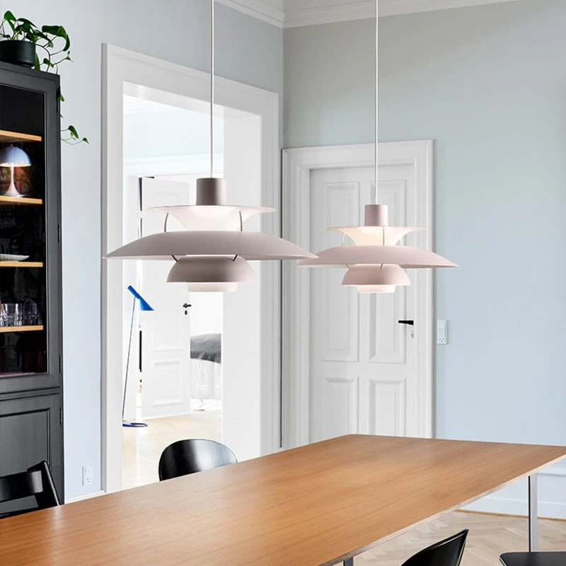 Louis Poulsen PH 5 500 Lampada a Sospensione Rosa Monocromatico