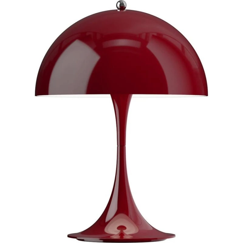 Louis Poulsen Panthella 250 Portable Lampada a Batteria Rosso Bordeaux