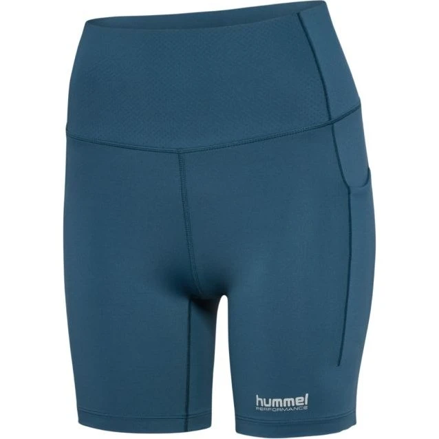 Hummel Pantaloni Corti HIIT Intensity Blu da Donna