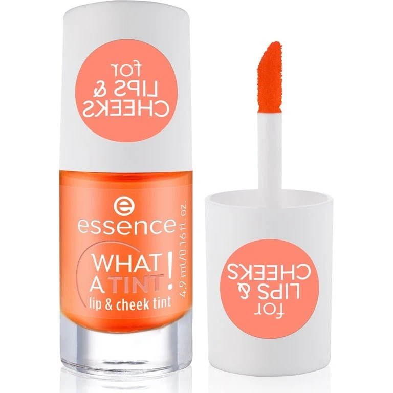 essence WHAT A TINT! Blush Liquido e Lucidalabbra 03 Peachy Vibes 4,9 ml