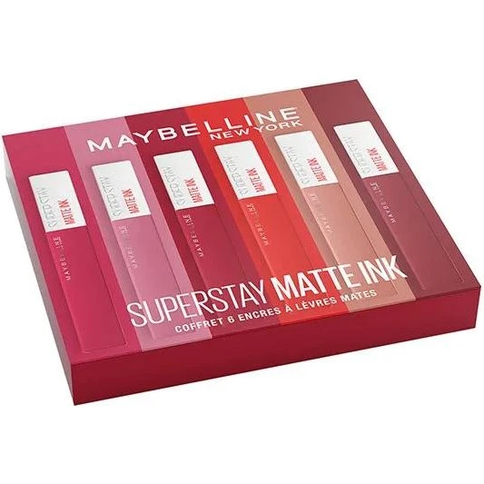 Maybelline New York Superstay Matte Ink Set 6 Tonalità
