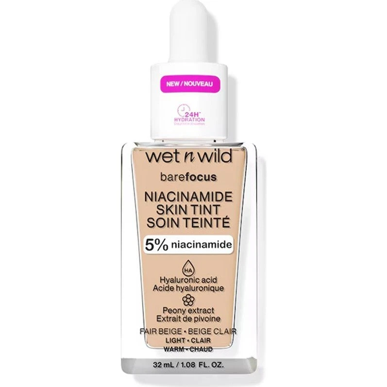 Wet n Wild Bare Focus Niacinamide Tonalità Chiara