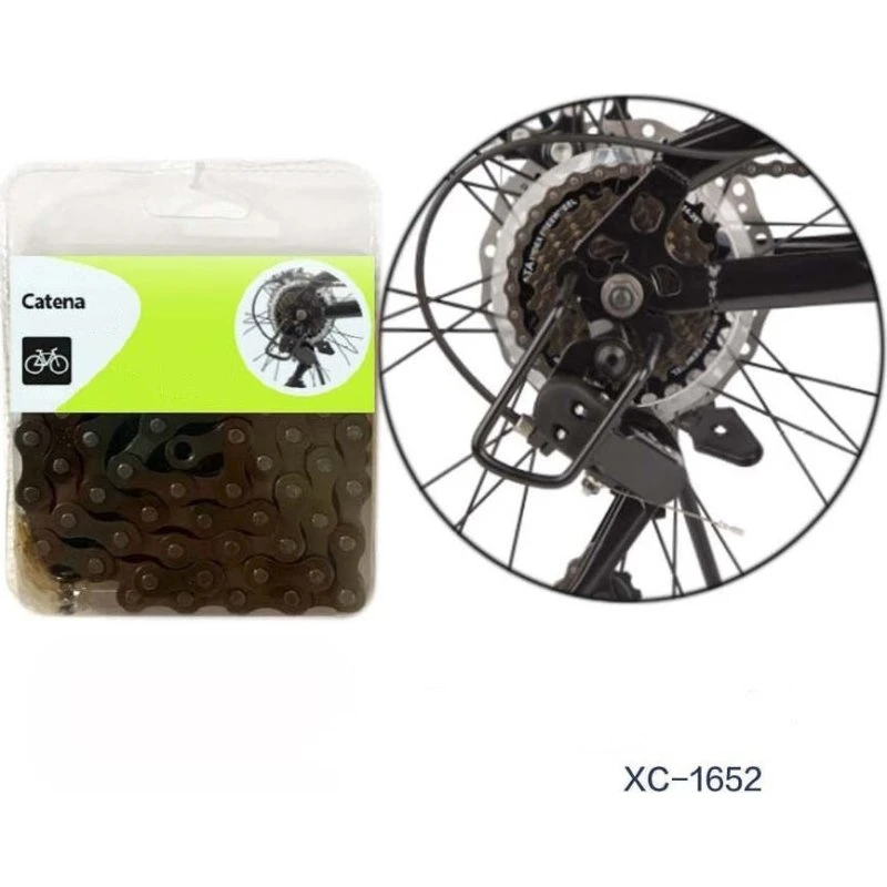 XC-1652 Catena Ricambio Bicicletta 1/2" x 3/32" x 116L
