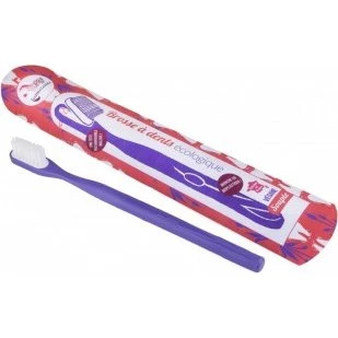 Lamazuna Spazzolino Ecologico Viola Setole Morbide