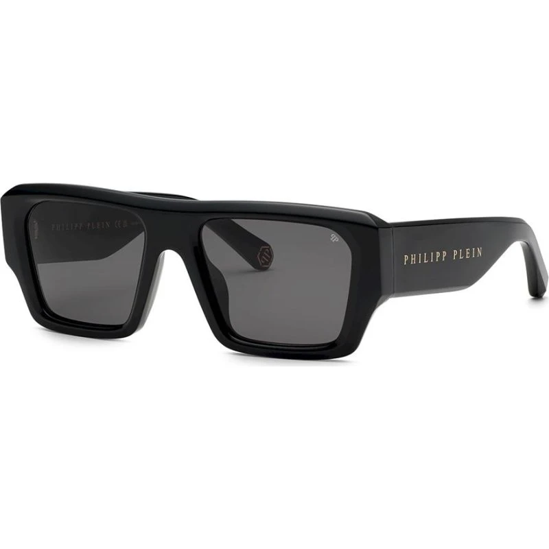 Philipp Plein Plein Starlight SPP144 Occhiali da Sole Squadrati Nero