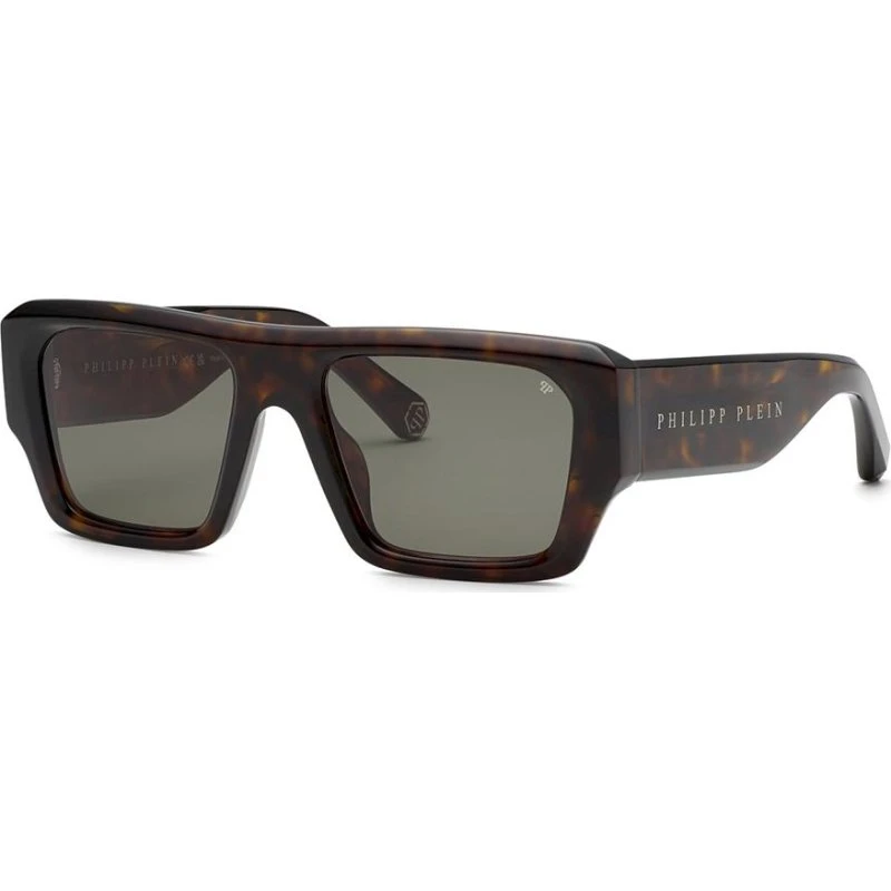 Philipp Plein Plein Starlight SPP144 Occhiali da Sole Squadrati Avana