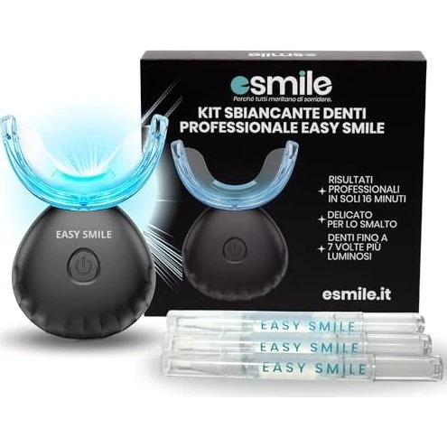 ESMILE Kit Sbiancante Denti con Lampada LED