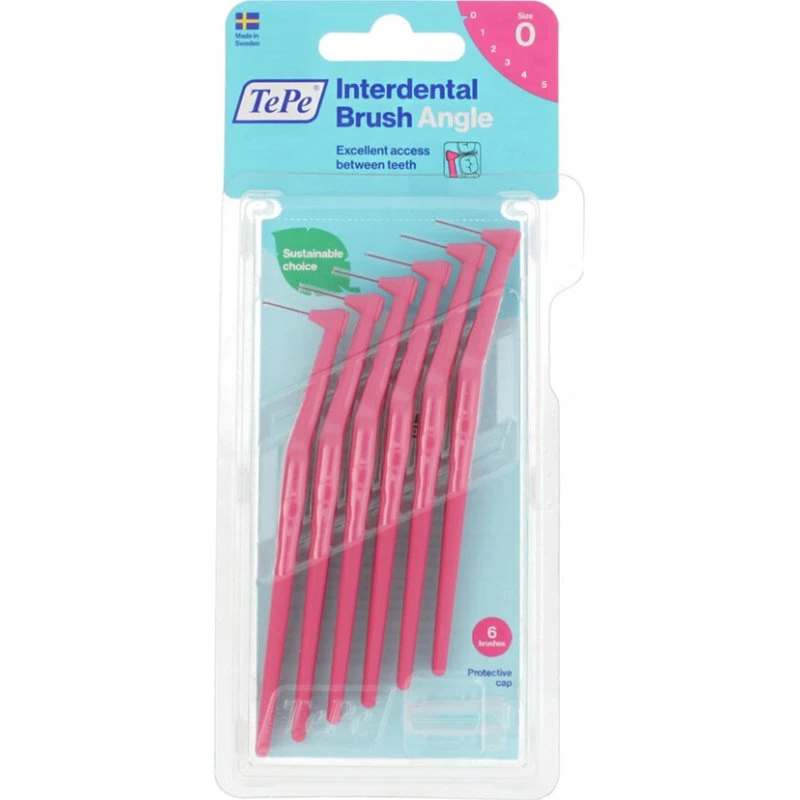 TePe Angle Scovolino Rosa 0,4mm 6 Pezzi