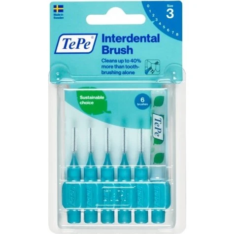 TePe Scovolino Interdentale Blu 0,60mm 6 Pezzi