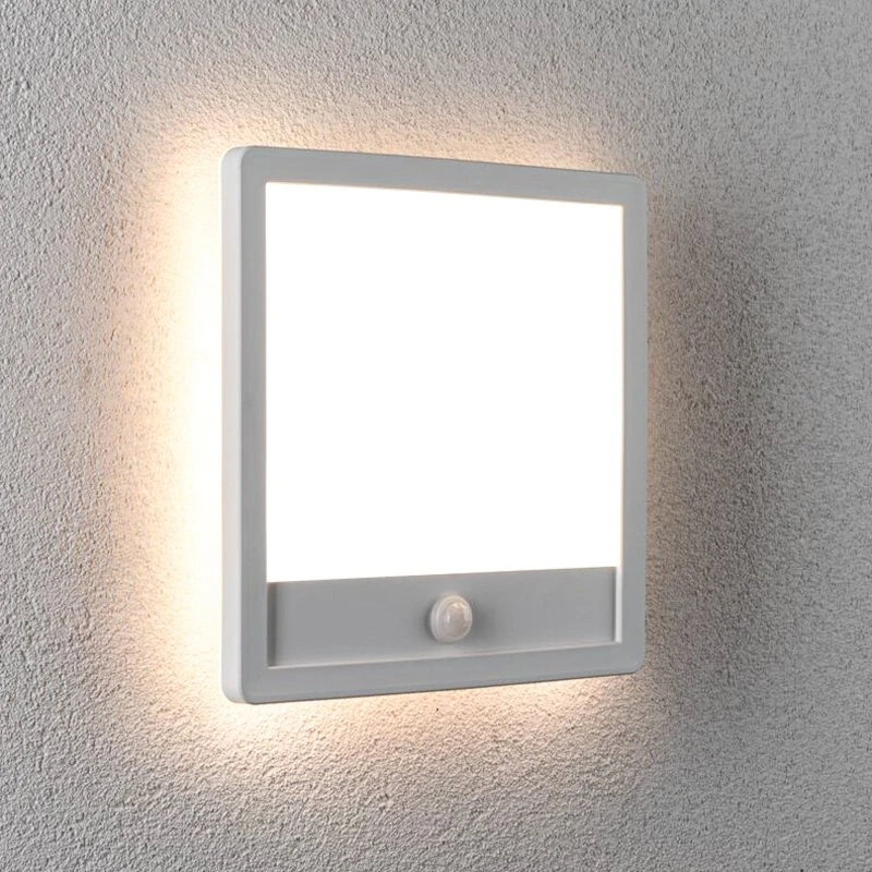 Paulmann Lamina Applique Esterna LED con Sensore, Bianca