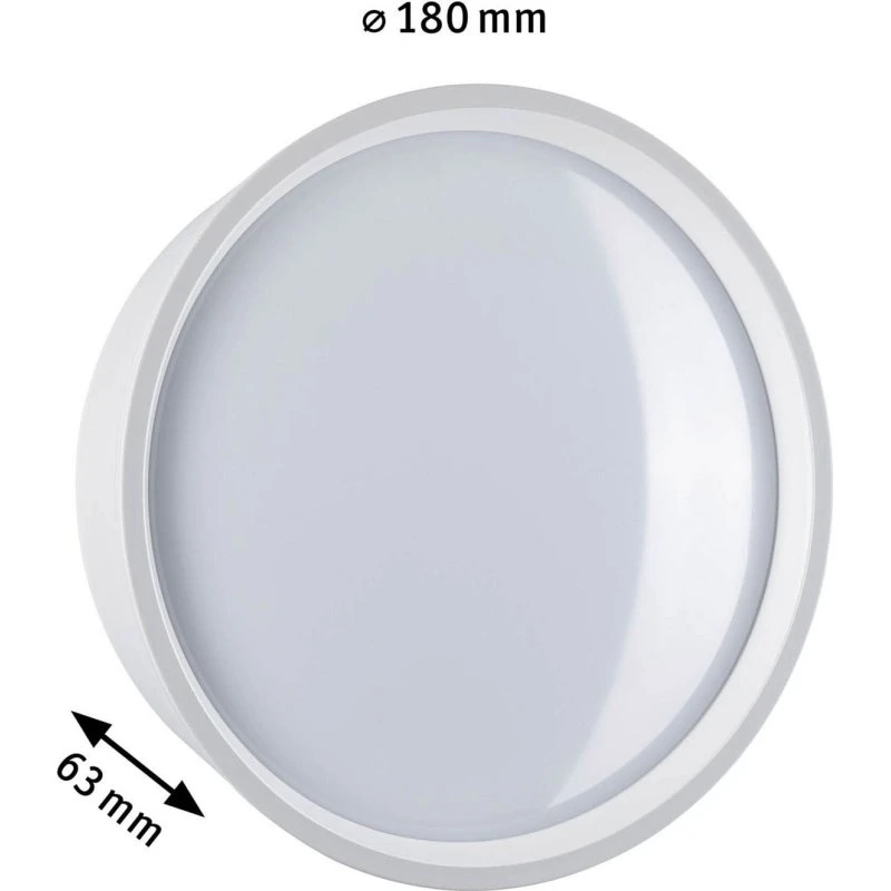 Paulmann Platomo SWR Applique da Esterno Bianca