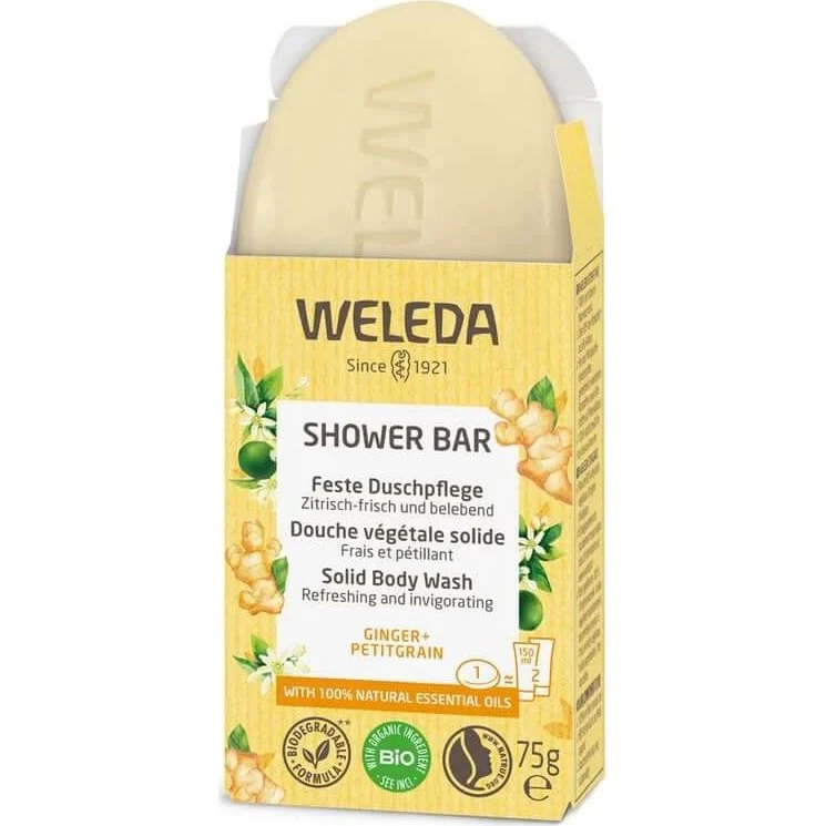 Weleda Doccia Solida Zenzero + Petitgrain 75 g