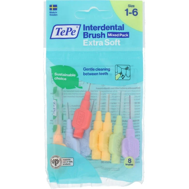 TePe Extra Soft Spazzola Interdentale Mix 8 pz