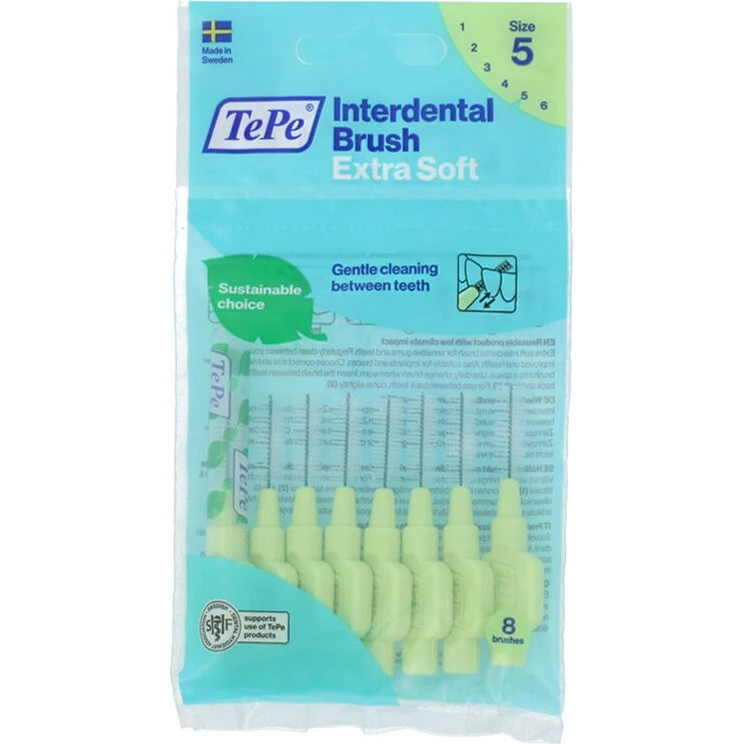 TePe Scovolino Extra Soft 0,8 mm Verde Chiaro 8 pz