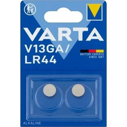 Batterie Varta V13GA / LR44, Set da 2 Pezzi