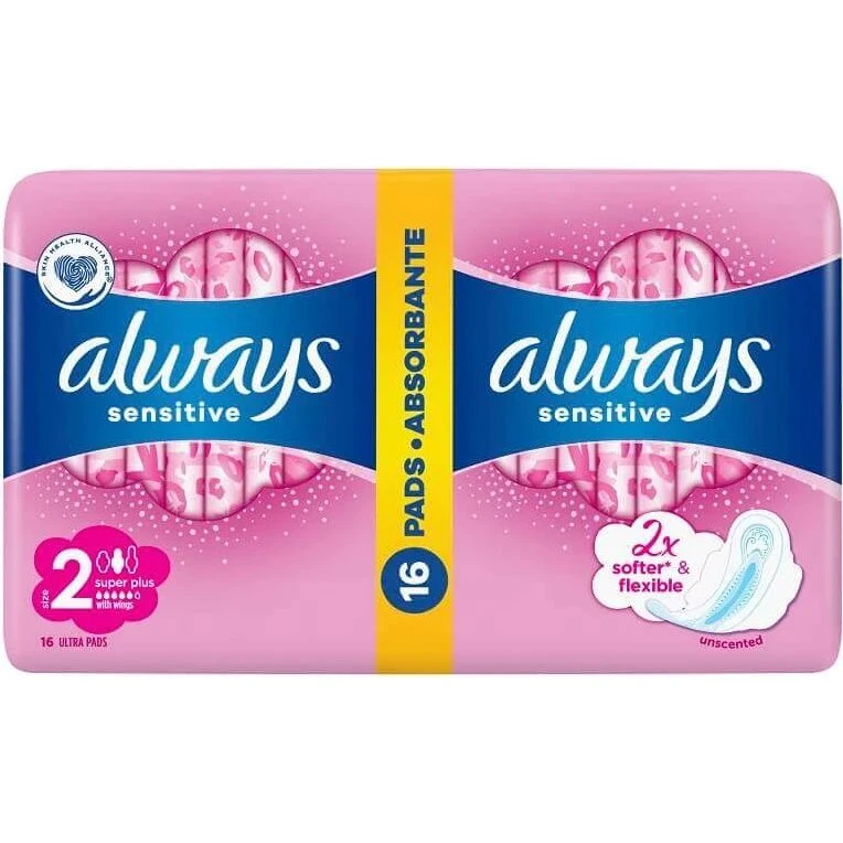 Always Sensitive Duo Pack Ultra Super Plus, 16 pezzi