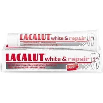 Lacalut White & Repair Dentifricio Schiarente e Rimineralizzante 75 ml