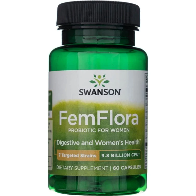 Swanson FemFlora Probiotici per Donne 60 Kapseln