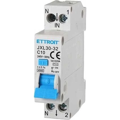 ETTROIT JXL30-32-1P+N-10A-4.5KA Differenziale 10A 30mA