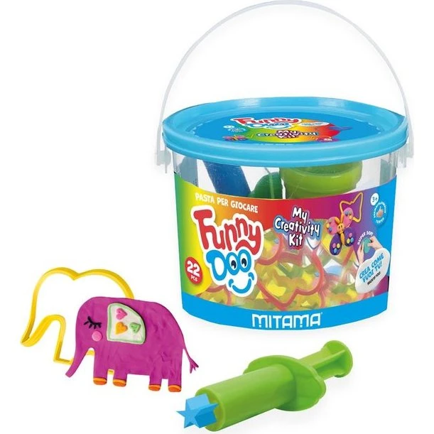 Mitama My Creativity Kit Funny Doo, Pasta da Modellare 22 Pezzi