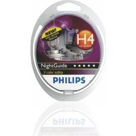 Philips H4 NightGuide 12342NGDLS2 (Confezione 2 Pz)