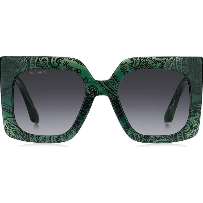 Etro 0075/S Occhiali da Sole Farfalla Verde con Lenti Grigie