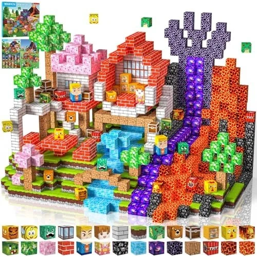 Magnetic Blocks 100 PCS 2cm per Bambini 3+ Anni
