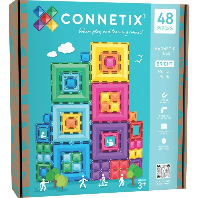 Connetix Bright Portal Pack 48 Pezzi