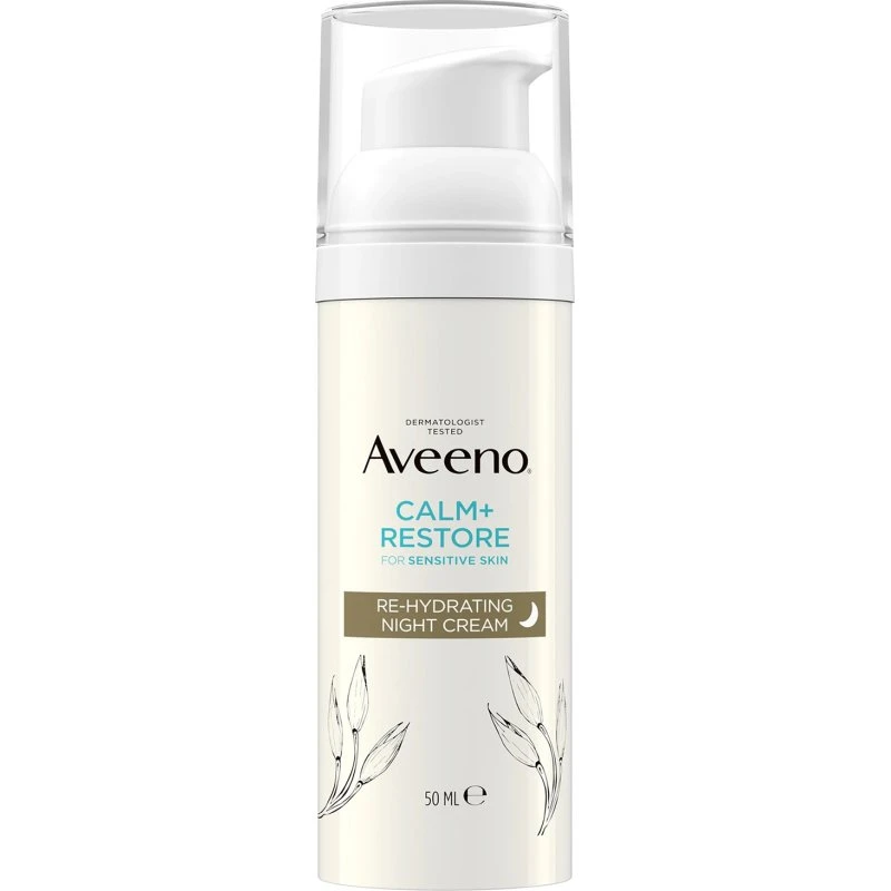 Aveeno Calm+ Restore Crema Notte Idratante 50 ml