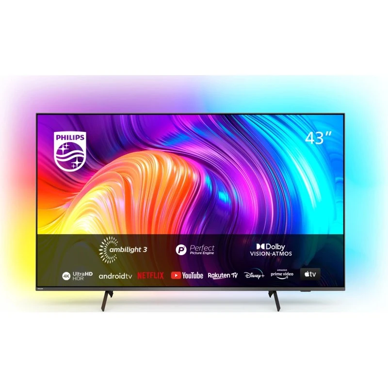 Philips 43PUS8517/12 Smart TV 4K UHD Ambilight Grigio Antracite