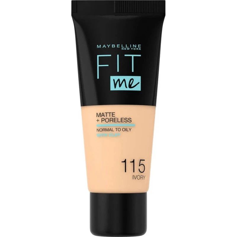 Maybelline New York Fit Me Matte & Poreless 115 Ivory, 30 ml