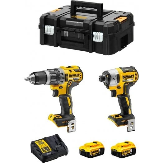 Dewalt DCK266P2T Set Trapano Percussione + Avvitatore 18V XR 2x5Ah