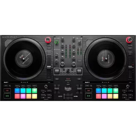 Hercules DJControl Inpulse T7 Controller con Vinili Motorizzati