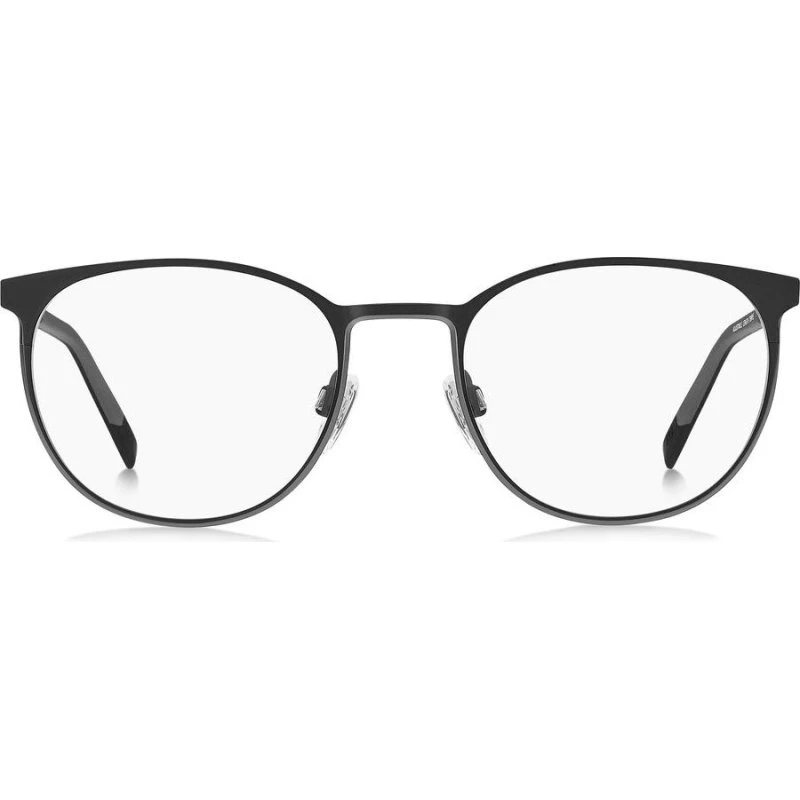 Tommy Hilfiger TH 2276 Occhiali da Vista Uomo Rotondi in Titanio Nero