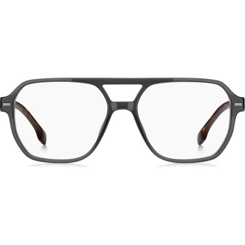 Boss 1843 Occhiali da Vista Uomo Quadrati - Grigio